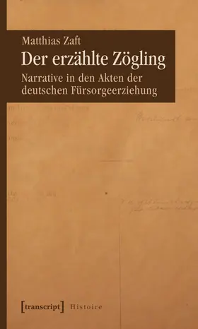 Zaft |  Der erzählte Zögling | eBook | Sack Fachmedien