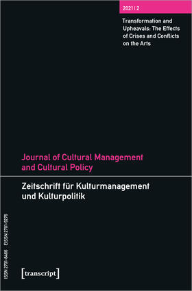 DeVereaux / Höhne / Tröndle |  Journal of Cultural Management and Cultural Policy/Zeitschrift für Kulturmanagement und Kulturpolitik | eBook | Sack Fachmedien