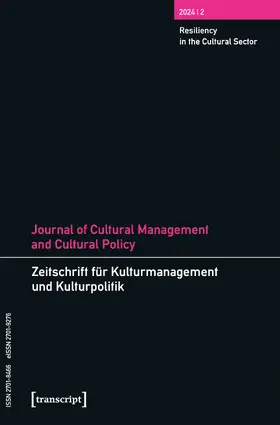 DeVereaux / Höhne / Tröndle |  Journal of Cultural Management and Cultural Policy/Zeitschrift für Kulturmanagement und Kulturpolitik | eBook | Sack Fachmedien