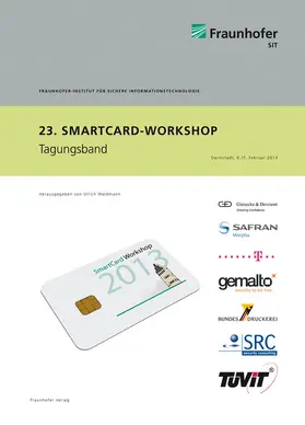 Fraunhofer SIT, Darmstadt / Waldmann |  23. SmartCard Workshop | Buch |  Sack Fachmedien
