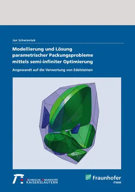 Schwientek / Fraunhofer ITWM, Kaiserslautern |  Modellierung und Lösung parametrischer Packungsprobleme mittels semi-infiniter Optimierung | Buch |  Sack Fachmedien
