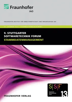 Fraunhofer IAO, Stuttgart / Spath / Weisbecker |  Stammdatenmanagement | Buch |  Sack Fachmedien