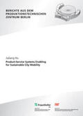 Hu / Seliger / Fraunhofer IPK, Berlin |  Product-Service Systems Enabling for Sustainable City Mobility | Buch |  Sack Fachmedien