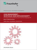 Maas / Weidner / Fischer |  Lean Management - Worthülse oder Erfolgskonzept? | Buch |  Sack Fachmedien