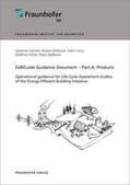 Gantner / Wittstock / Lenz |  EeBGuide Guidance Document Part A: Products | Buch |  Sack Fachmedien