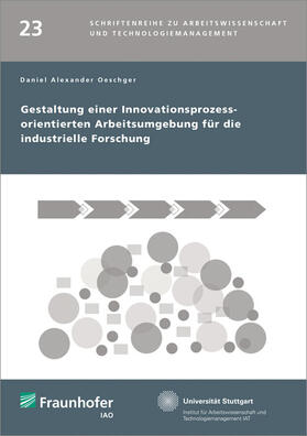 Oeschger / Spath / Bullinger | Gestaltung einer Innovationsprozess-orientierten Arbeitsumgebung für die industrielle Forschung | Buch | 978-3-8396-0885-2 | sack.de