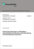 Seuthe / Michaelis / Fraunhofer IKTS, Dresden |  Strukturelle Änderungen in Silicatgläsern unterschiedlicher Komposition durch Bestrahlung mit Femtosekunden-Laserpulsen. | Buch |  Sack Fachmedien