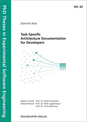 Bomarius / Liggesmeyer / Rombach |  Task-Specific Architecture Documentation for Developers | Buch |  Sack Fachmedien