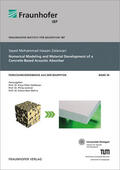 Sedlbauer / Leistner / Mehra |  Numerical Modeling and Material Development of a Concrete-Based Acoustic Absorber. | Buch |  Sack Fachmedien