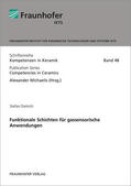 Michaelis / Dietrich / Fraunhofer IKTS, Dresden |  Funktionale Schichten für gassensorische Anwendungen. | Buch |  Sack Fachmedien