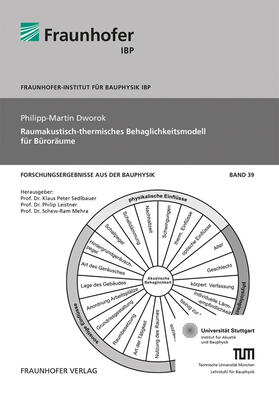 Sedlbauer / Leistner / Mehra |  Raumakustisch-thermisches Behaglichkeitsmodell für Büroräume. | Buch |  Sack Fachmedien