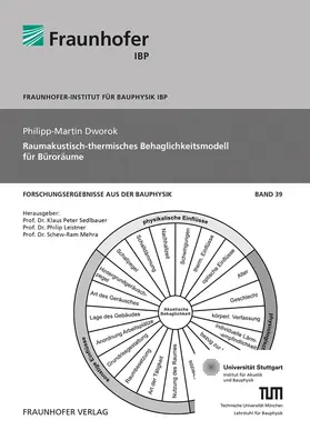Sedlbauer / Leistner / Mehra |  Raumakustisch-thermisches Behaglichkeitsmodell für Büroräume | Buch |  Sack Fachmedien
