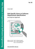 Heß / Bomarius / Liggesmeyer |  Role-Specific Views on Software Requirements Specifications. | Buch |  Sack Fachmedien