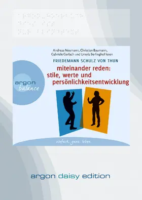 Schulz von Thun |  Miteinander reden Teil 2: Stile, Werte und Persönlichkeitsentwicklung (DAISY Edition) | Sonstiges |  Sack Fachmedien
