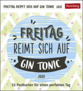 Harenberg |  Freitag reimt sich auf Gin Tonic Kalender 2020 | Sonstiges |  Sack Fachmedien
