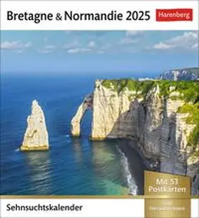  Bretagne & Normandie Sehnsuchtskalender 2025 - Wochenkalender mit 53 Postkarten | Sonstiges |  Sack Fachmedien