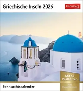  Griechische Inseln Sehnsuchtskalender 2026 - Wochenkalender mit 53 Postkarten | Sonstiges |  Sack Fachmedien