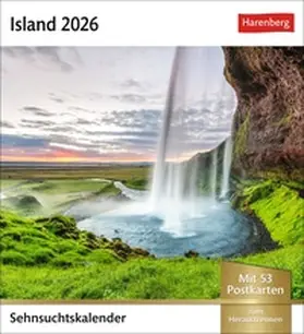 Island Sehnsuchtskalender 2026 - Wochenkalender mit 53 Postkarten | Sonstiges | 978-3-8400-3561-6 | www.sack.de