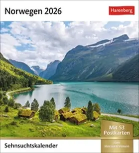  Norwegen Sehnsuchtskalender 2026 - Wochenkalender mit 53 Postkarten | Sonstiges |  Sack Fachmedien