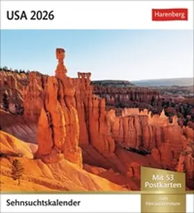  USA Sehnsuchtskalender 2026 - Wochenkalender mit 53 Postkarten | Sonstiges |  Sack Fachmedien