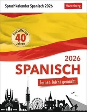 Rivero Crespo |  Spanisch Sprachkalender 2026 - Spanisch lernen leicht gemacht - Tagesabreißkalender | Sonstiges |  Sack Fachmedien