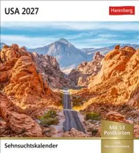 USA Sehnsuchtskalender 2027 - Wochenkalender mit 53 Postkarten | Sonstiges | 978-3-8400-3842-6 | www.sack.de