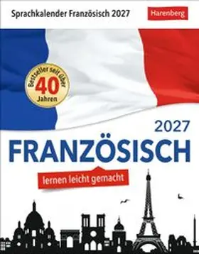 Tournadre |  Französisch Sprachkalender 2027 - Französisch lernen leicht gemacht - Tagesabreißkalender | Sonstiges |  Sack Fachmedien