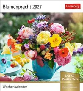 Harenberg |  Blumenpracht Postkartenkalender 2027 - Wochenkalender mit 53 Postkarten | Sonstiges |  Sack Fachmedien