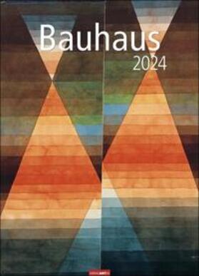  Bauhaus Kalender 2024. Hochwertiger Wandkalender mit 12 wichtigen Kunstwerken des 20. Jahrhunderts. Großer Kunst-Kalender 2024 XXL. 49x68 cm. Hochformat | Sonstiges |  Sack Fachmedien