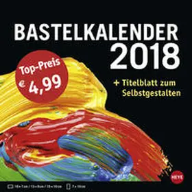 Bastelkalender klein schwarz - Kalender 2018 | Sonstiges | 978-3-8401-4861-3 | www.sack.de