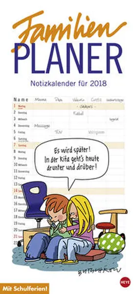 Butschkow |  Butschkow Familienplaner - Kalender 2018 | Sonstiges |  Sack Fachmedien
