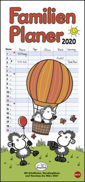 Heye |  sheepworld Familienplaner - Kalender 2020 | Sonstiges |  Sack Fachmedien