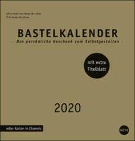 Bastelkalender 2020 gold, mittel | Sonstiges | 978-3-8401-6882-6 | www.sack.de