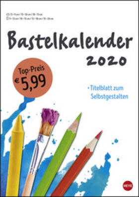 Bastelkalender weiß A4 - Kalender 2020 | Sonstiges | 978-3-8401-6897-0 | www.sack.de