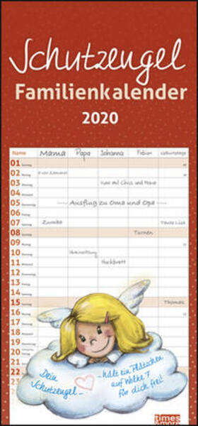 Heye |  times&more Schutzengel Familienplaner Kalender 2020 | Sonstiges |  Sack Fachmedien