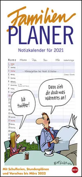 Butschkow / Heye |  Butschkow Familienplaner - Kalender 2021 | Sonstiges |  Sack Fachmedien