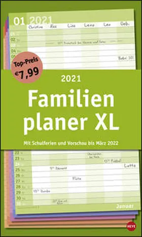 Heye |  Familienplaner XL Basic 2021 | Sonstiges |  Sack Fachmedien
