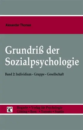 Thomas |  Grundriß der Sozialpsychologie | eBook | Sack Fachmedien