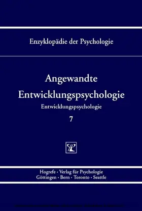 Petermann / Schneider |  Angewandte Entwicklungspsychologie | eBook | Sack Fachmedien