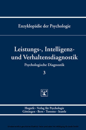 Hornke / Amelang / Kersting | Leistungs-, Intelligenz- und Verhaltensdiagnostik | E-Book | sack.de