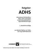 Döpfner / Frölich / Wolff Metternich-Kaizman |  Ratgeber ADHS | eBook | Sack Fachmedien
