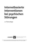 Berger |  Internetbasierte Interventionen bei psychischen Störungen | eBook | Sack Fachmedien