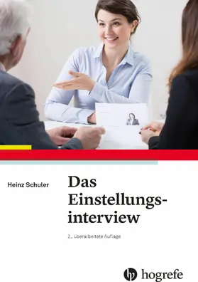Schuler | Das Einstellungsinterview | E-Book | sack.de