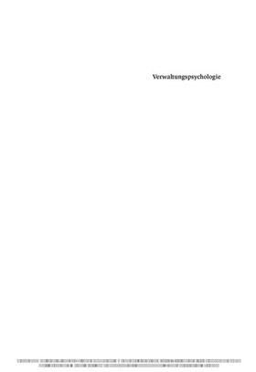Porsch / Werdes | Verwaltungspsychologie | E-Book | sack.de