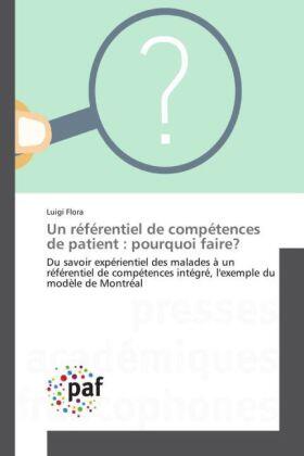 Flora | Un référentiel de compétences de patient : pourquoi faire? | Buch | 978-3-8416-2693-6 | www.sack.de