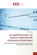 Desir |  Le capital humain: un facteur important de croissance économique | Buch |  Sack Fachmedien