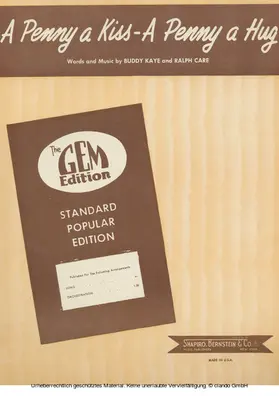 Kaye / Care |  A penny a Kiss, A penny a hug | eBook | Sack Fachmedien
