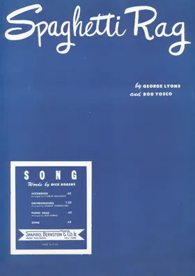 Lyons / Yosco |  Spaghetti Rag | eBook | Sack Fachmedien