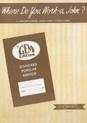 Weinberg / Marks / Warren |  Where Do You Work-a John? | eBook | Sack Fachmedien