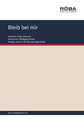 Kähne / Upmeier |  Bleib bei mir | eBook | Sack Fachmedien